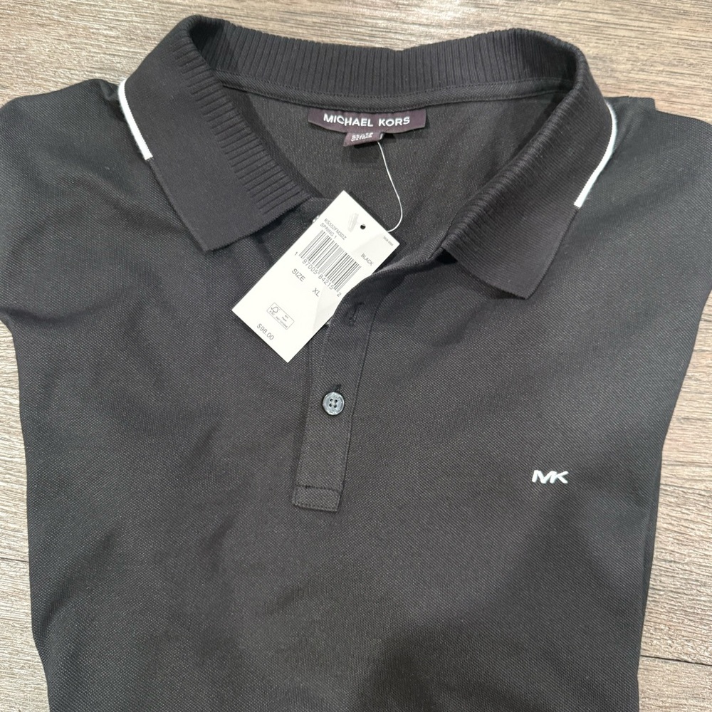 Michael Kors Charcoal Polo Shirt for Men